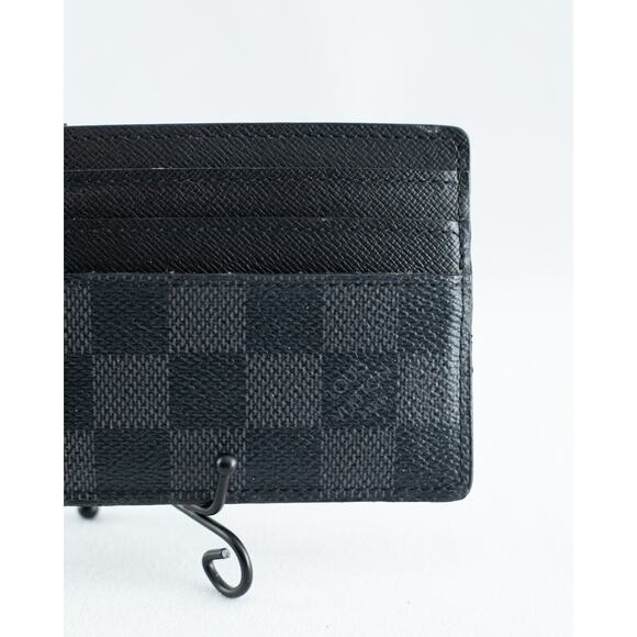Louis Vuitton Authentic Card Holder Insert Damier Graphite SP5009 - Picture 4 of 9
